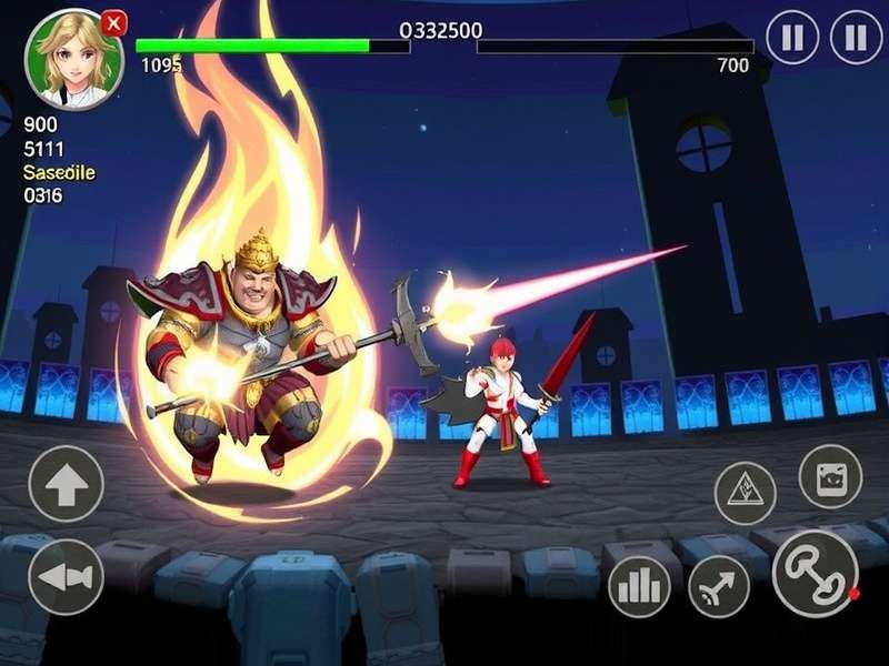 Fiery Blade Duel Gameplay Screenshot